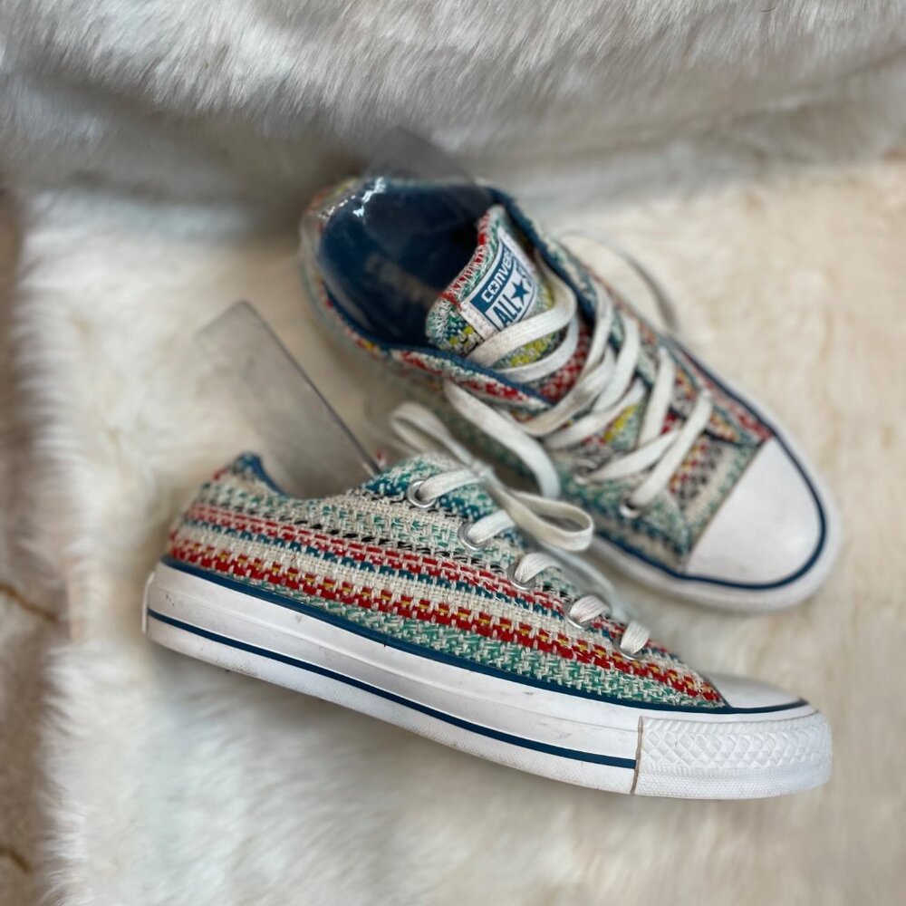 CONVERSE Chuck Taylor Woven Knit Low Top Women's Size 6